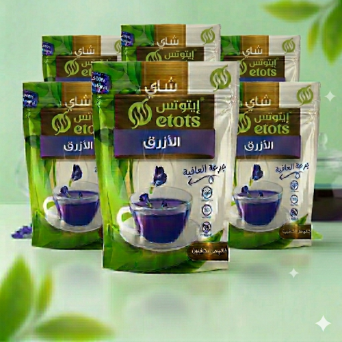 بكج ( شاي الازرق ) 6 عبوات