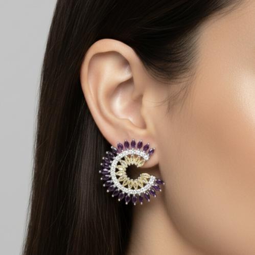 حلق شعاع لافندر