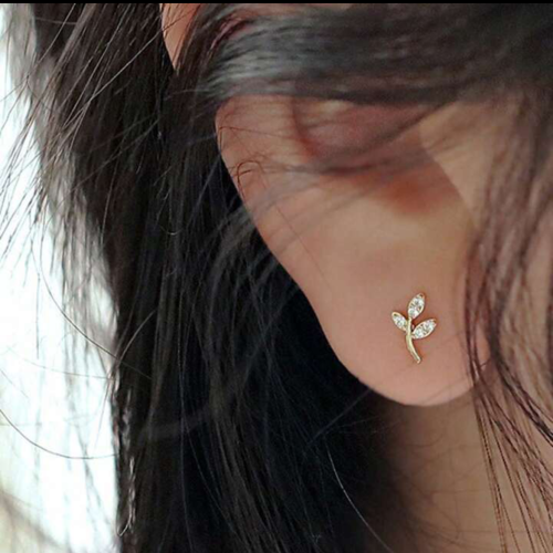 حلق Olive Branch Earrings