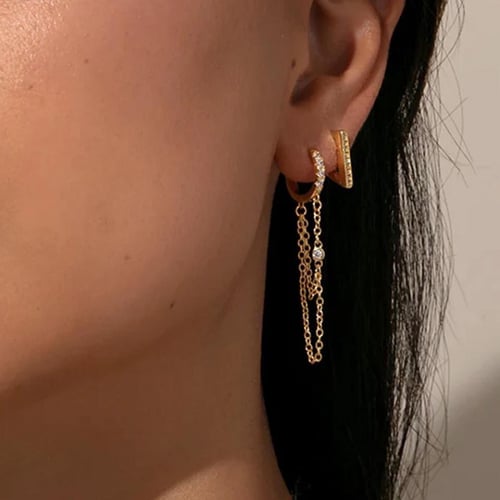 حلق Triangle Drop Earrings