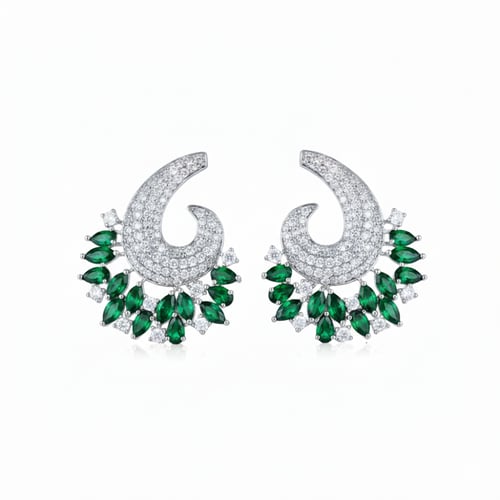 حلق لونا ذهبي