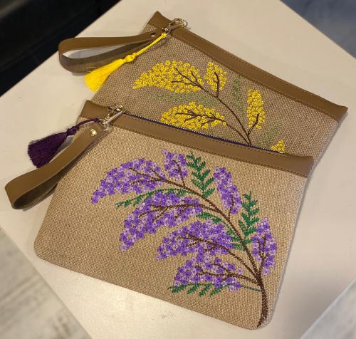 شنطة كلتش لافندر