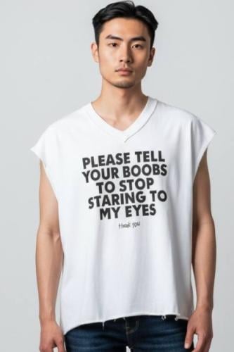 تيشيرت قطني كت بوكس لون ابيض