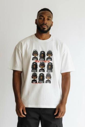 تيشيرت قطني اوفر سايز برسومات