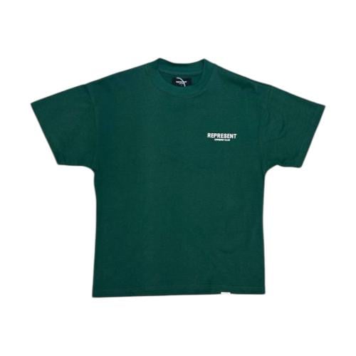تيشيرت بوكس أخضر بكتابة REPRESENT