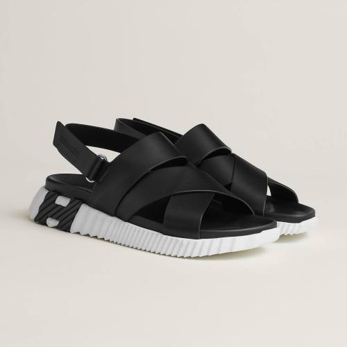 HERMES SANDAL BLACK