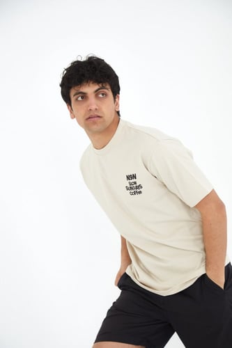 تيشيرت SLOW SUNDAYS COFFEE بيح