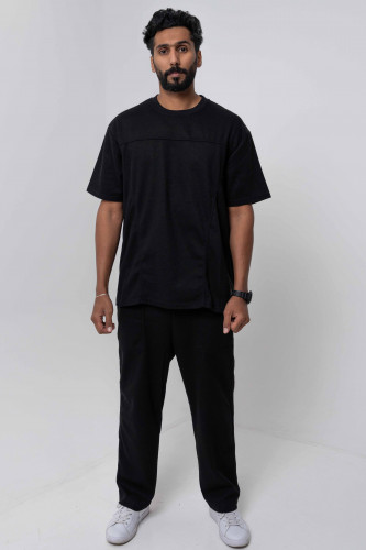 طقم اوفر سايز أسود