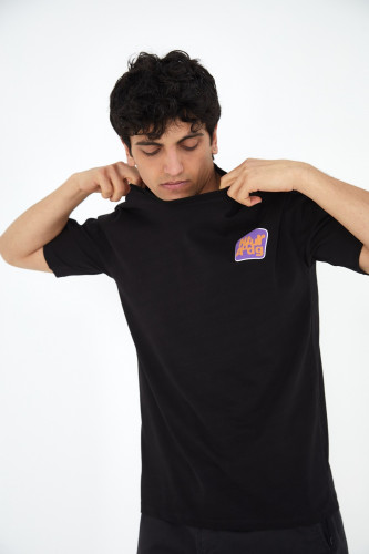 تيشيرت NTURADDG اوفر سايز أسود