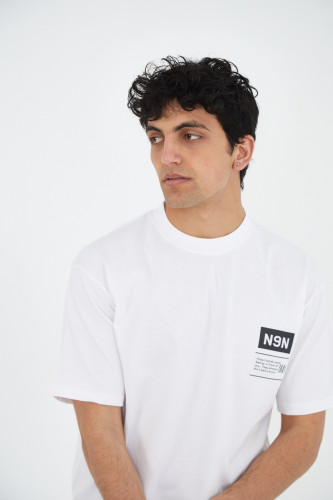 تيشيرت N9N أبيض