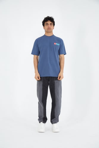 تيشيرت BASIC PLAN أزرق