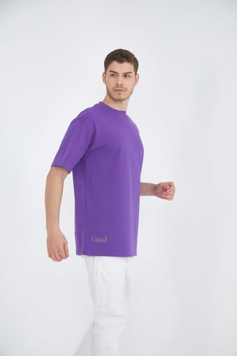 تيشيرت بتطريز N9NETY موف