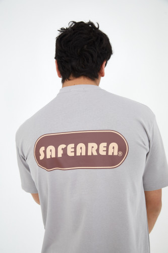 تيشيرت SAFEAREA رصاصي