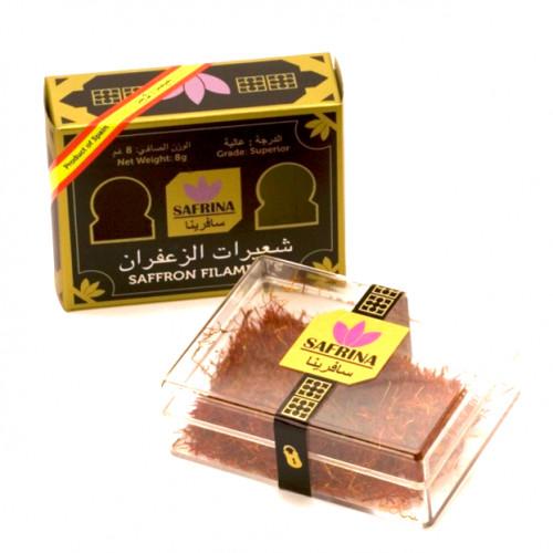شعيرات الزعفران 2 جرام سافرينا SAFRINA طبيعي 100%