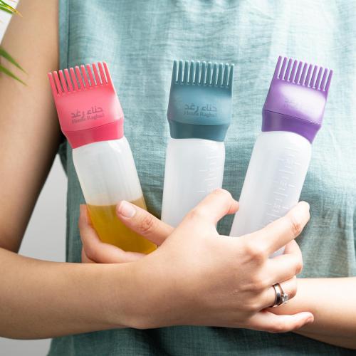 مشط توزيع الزيت بشعار حناء رغد