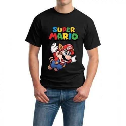 تي شيرت أسود ماريو سوبر - Super Mario T-Shirt