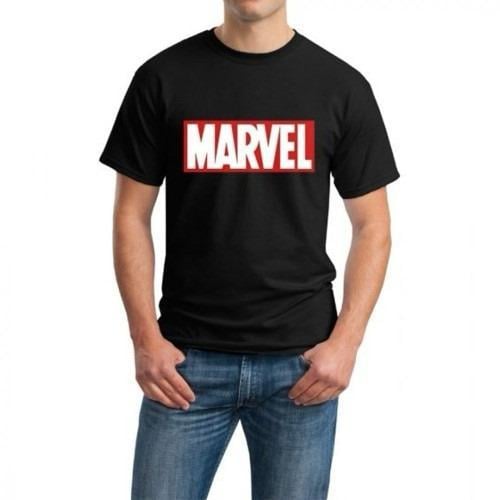 تي شيرت شعار مارفل - Marvel T-Shirt أسود