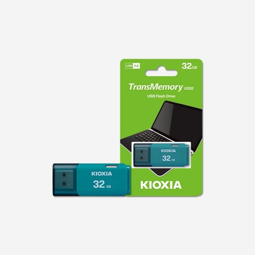 Kioxia Usb 2.0 Flash Stick 32gb Hayabusa Aqua U202