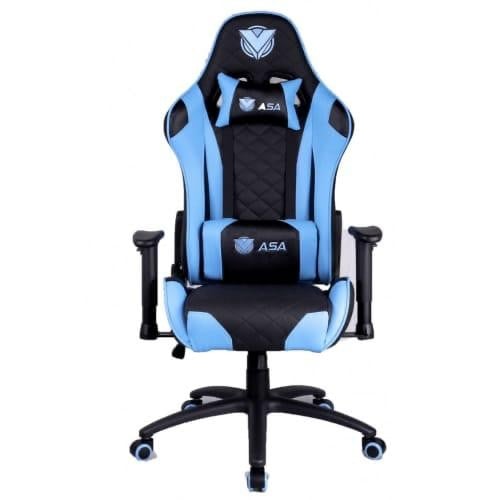 كرسي مكتب للالعاب دايموند من ASA لون سماوي