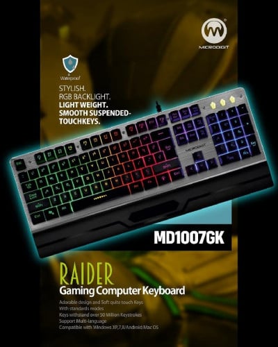كيبورد العاب مايكرودجيت MD1007GK￼