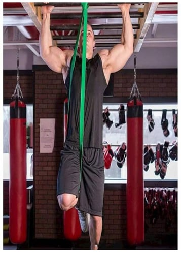 طقم من 4 أشرطة مقاومة لممارسة تمارين العقلة