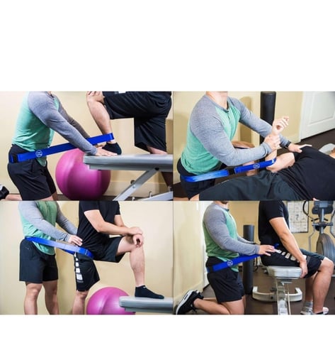 حزام موليقان للعلاج اليدوي - ازرق