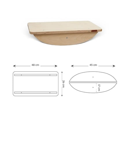 لوح توازن خشبي للأطفال