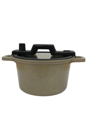 قدر نيوفلام الذكي بضغط البخار 5.4 لتر غرانيت - بيج