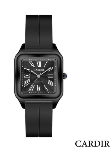 ساعة كاردير الحديثة بسوار ربر وميناء شفافة بتصميم...