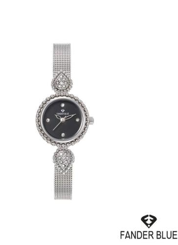 ساعة يد انيقة رسمية للنساء انالوج بعقارب وحركة كوا...