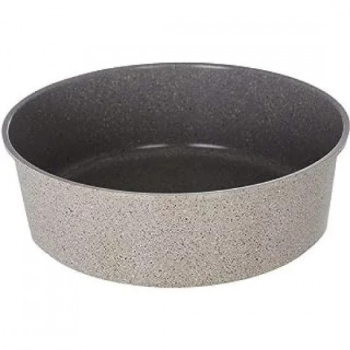 صواني كوري جرانيت مدور لون رمادي