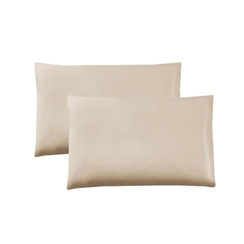 طقم مفرش فاخر ٦ قطع مقاس مزدوج – بيج