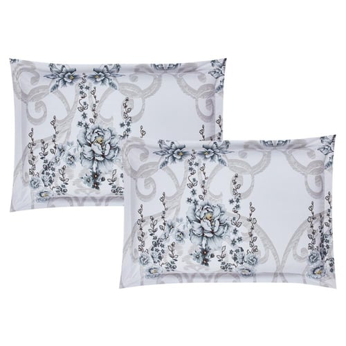 طقم لحاف مشجر مزدوج مكون ٦ قطع، مقاس مزدوج – زهري...