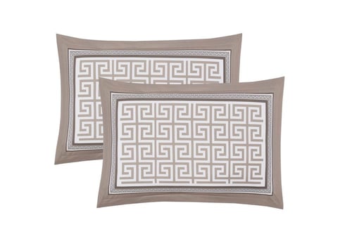 طقم لحاف الفندقى ٤ قطع مقاس مفرد – بيج فاتح