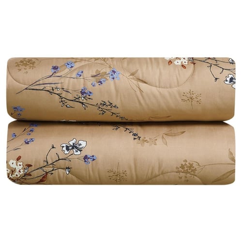 طقم لحاف مشجر مزدوج مكون ٦ قطع، مقاس مزدوج – زهري...