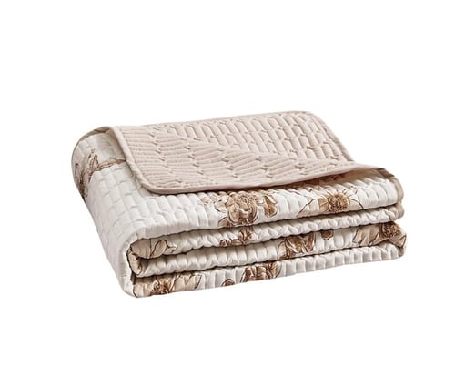 طقم مفرش فاخر ٦و٤ قطع, مقاس مزدوج ومفرد