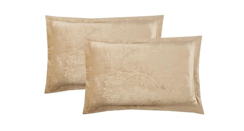 طقم لحاف شتوي فانيلا مخمل ٦ قطع مقاس مزدوج – بني