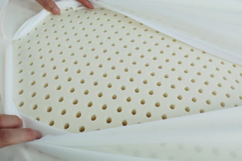 مخدة محيطية من اللاتكس الفاخر، مخدة ناعمة مع غطاء...