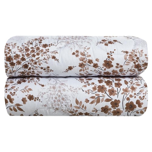 طقم لحاف مشجر مزدوج مكون ٦ قطع، مقاس مزدوج – زهري...