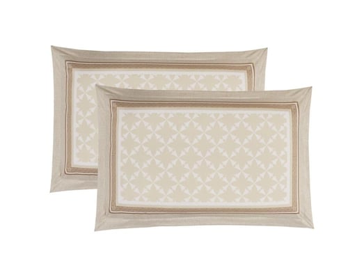 طقم لحاف الفندقى ٤ قطع مقاس مفرد – كريمي