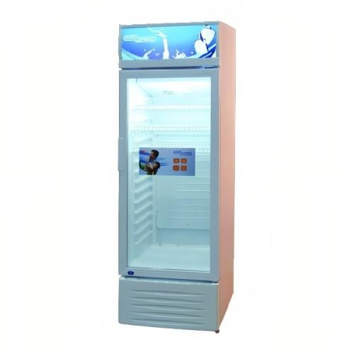سوبر جنرال ثلاجة عرض باب واحد زجاجي - 8.6 قدم مكعب...