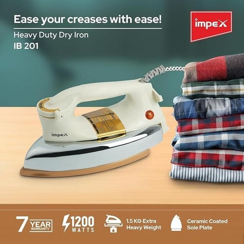 كاوية جافة ايمبكس بقدرة 1200 واط مع قاعدة مغطاة با...