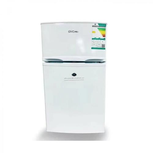 ثلاجة جي في سي برو ببابين مع فريزر 85 لتر - 3 قدم...
