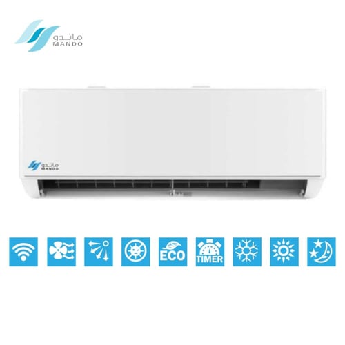 ماندو مكيف سبيلت 12300 وحدة حار وبارد - واي فاي -...