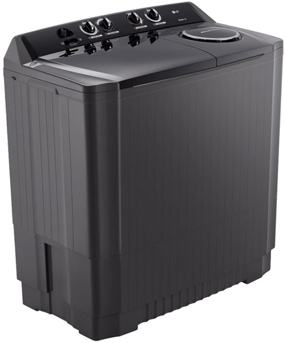 غسالة ملابس حوضين ال جي 14 كيلو - 3 برامج - أسود -...