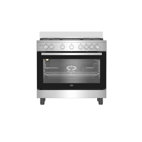 فرن غاز بيكو 5 عيون 60*90 سم مع مروحه شبك ثقيل است...