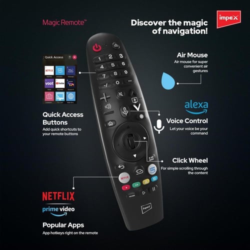 شاشة ذكية امبكس فيستا 65 بوصه كيوليد نظام تشغيل وي...