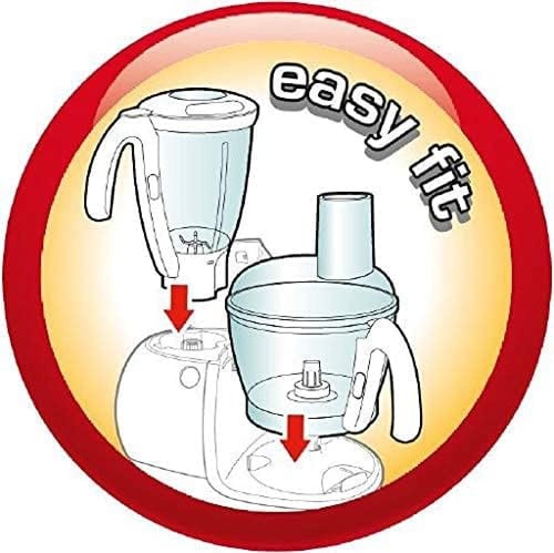 محضر طعام مولينكس، أوداسيو، سعة 3 لتر، 5 سرعات ونب...