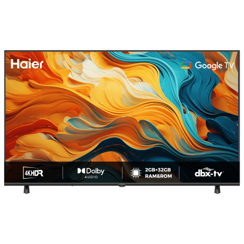 تلفزيون هاير 75 بوصة بدقة 4k يو اتش دي سمارت مع مك...