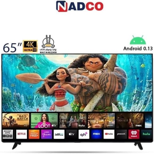 نادكو شاشة تلفزيون 65 بوصة اندرويد 11 سمارت 4K - أ...
